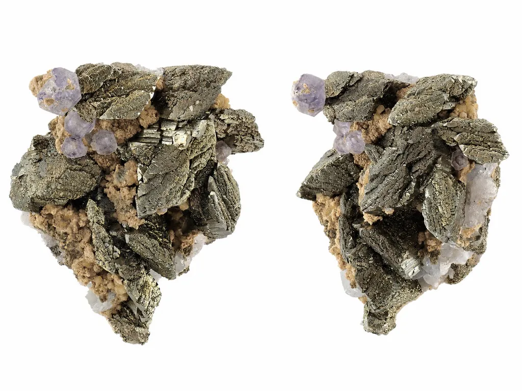 Arsenopyrite, Marcasite, Fluorite, Topaz image
