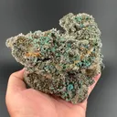 Arsenopyrite on Pyrite after Pyrrhotite with Malachite - image 1