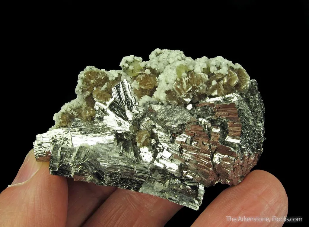 Arsenopyrite with Calcite and Siderite - image 2