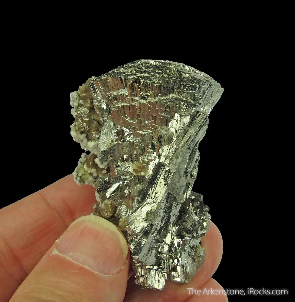 Arsenopyrite with Calcite and Siderite - image 4