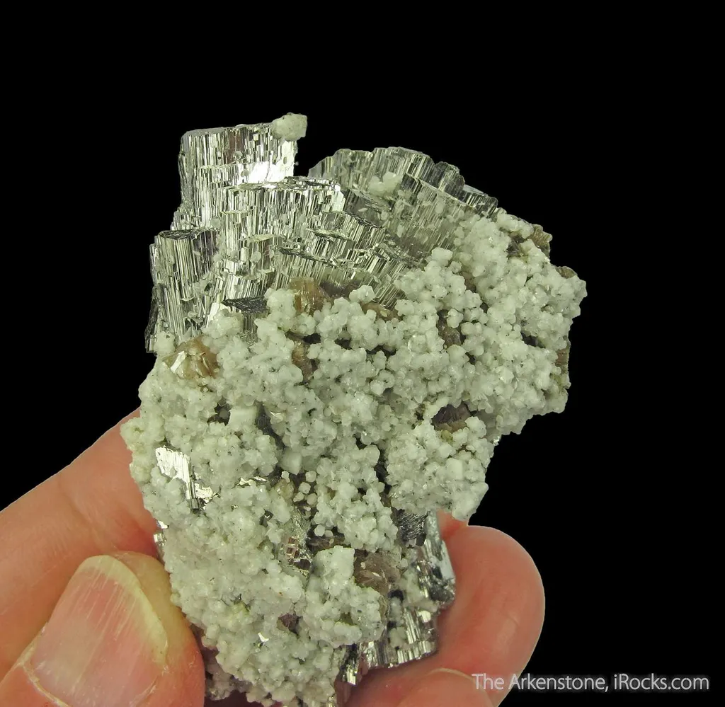 Arsenopyrite with Calcite and Siderite - image 3