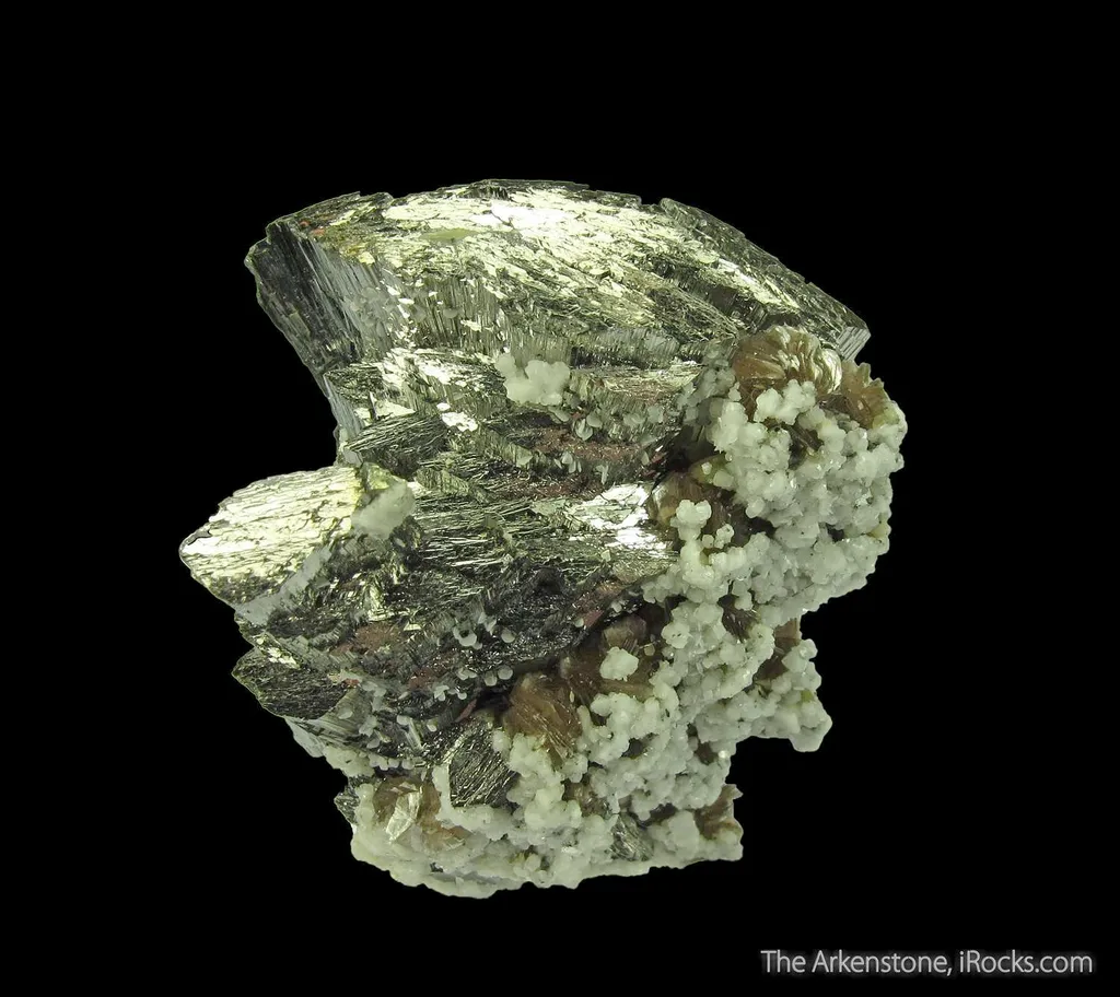 Arsenopyrite with Calcite and Siderite - image 5