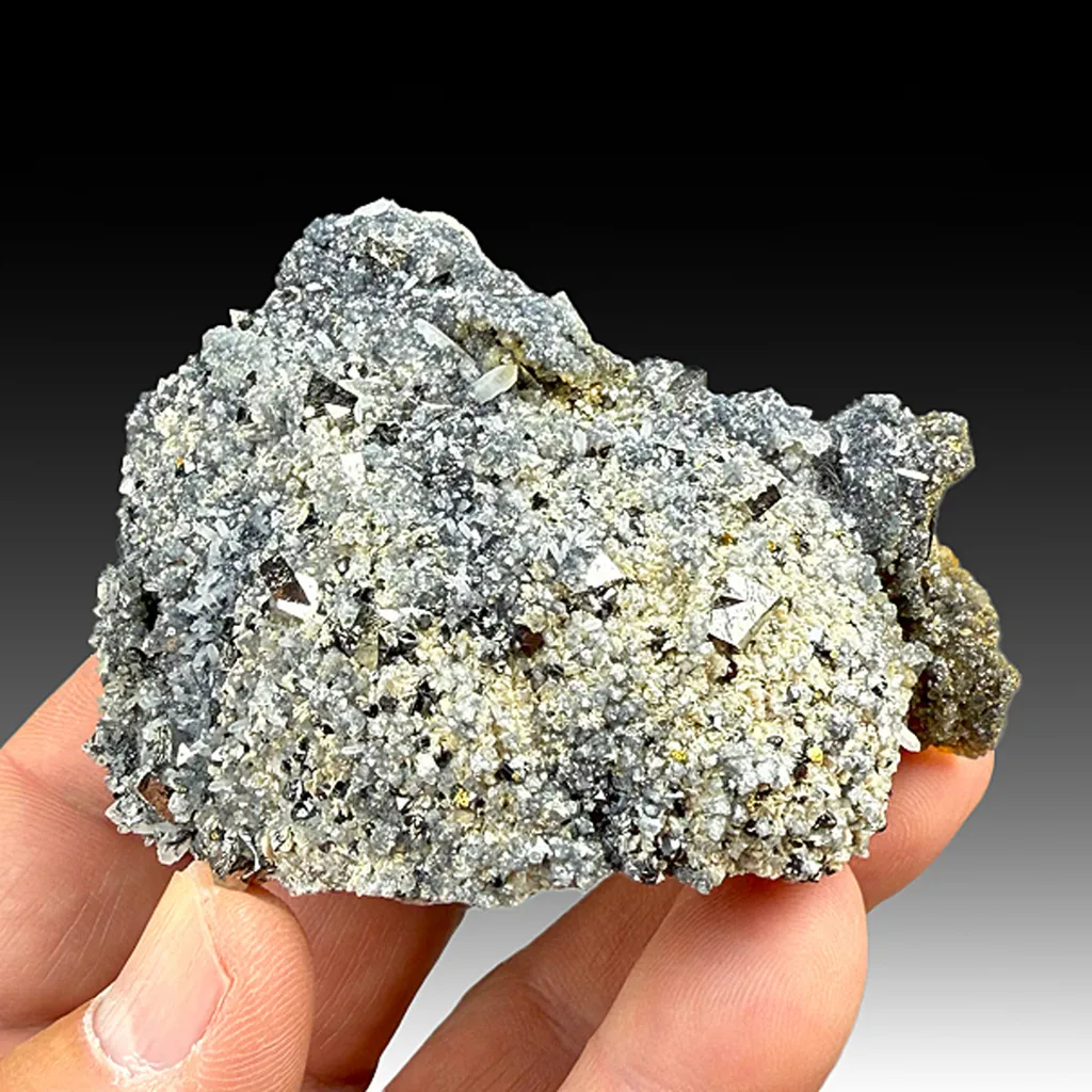 Arsenopyrite with Calcite, Quartz, Sphalerite, Pyrrhotite image