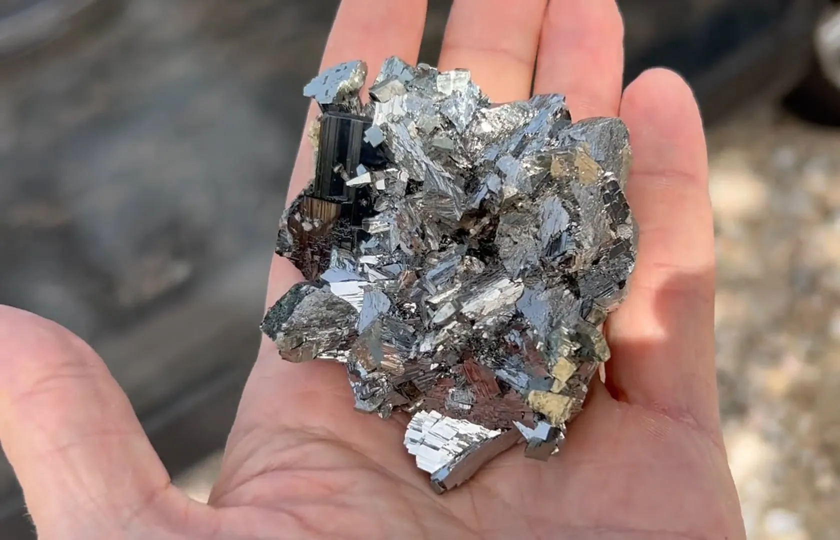 Arsenopyrite with Ferberite - image 5