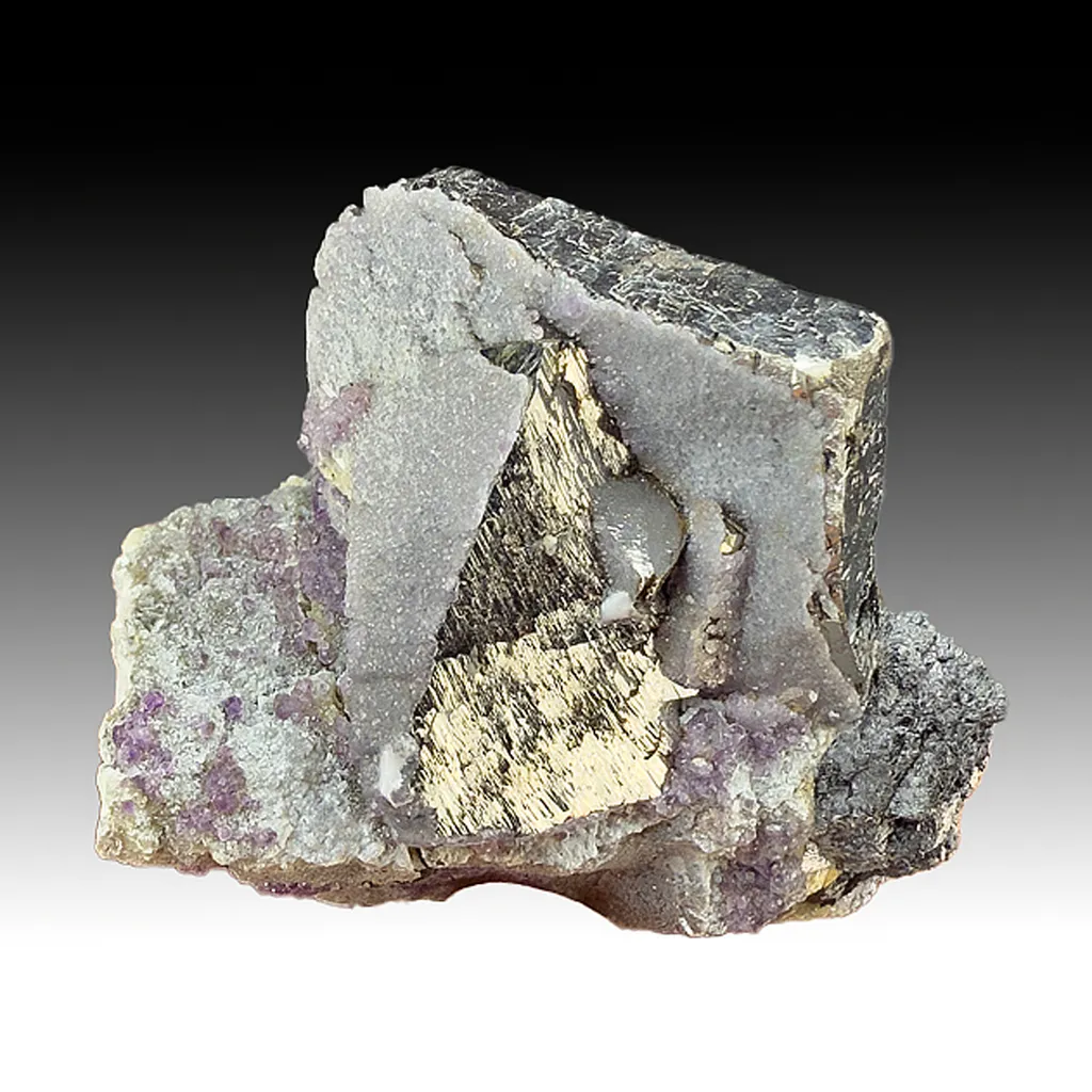 Arsenopyrite with Fluorite image