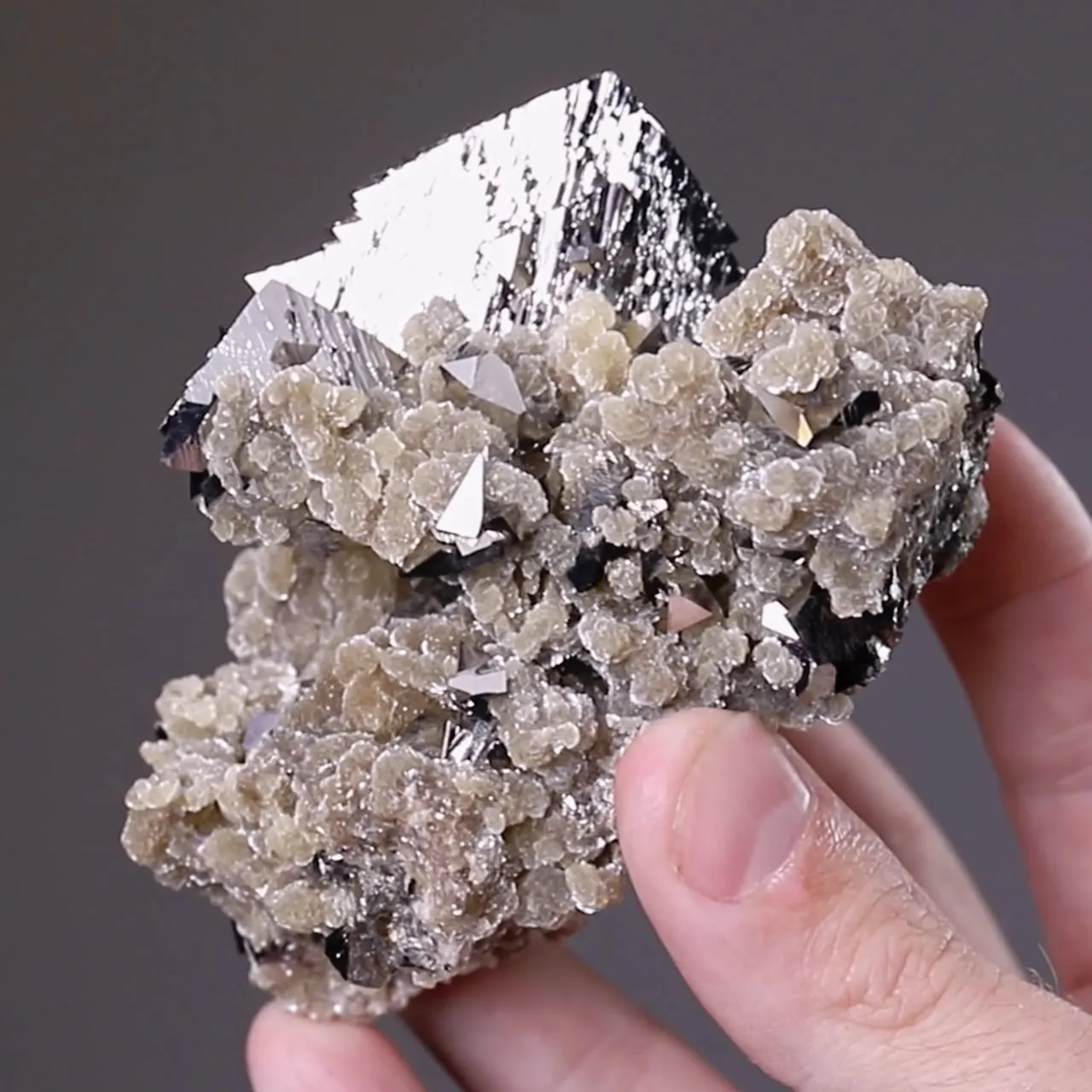 Arsenopyrite with Fluorite - image 2