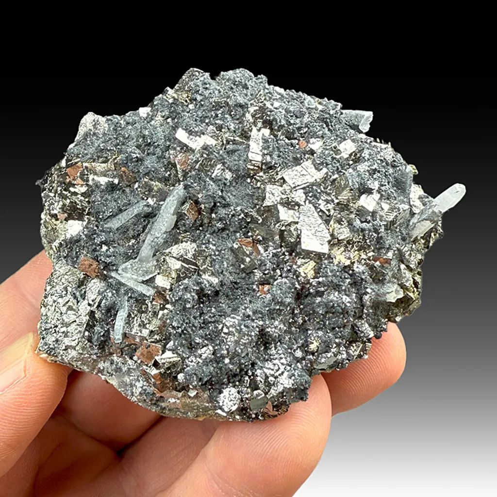 Arsenopyrite with Jamesonite, Quartz image