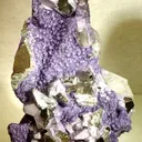 Arsenopyrite With Purple Fluorite - image 1