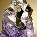 Arsenopyrite With Purple Fluorite - image 2