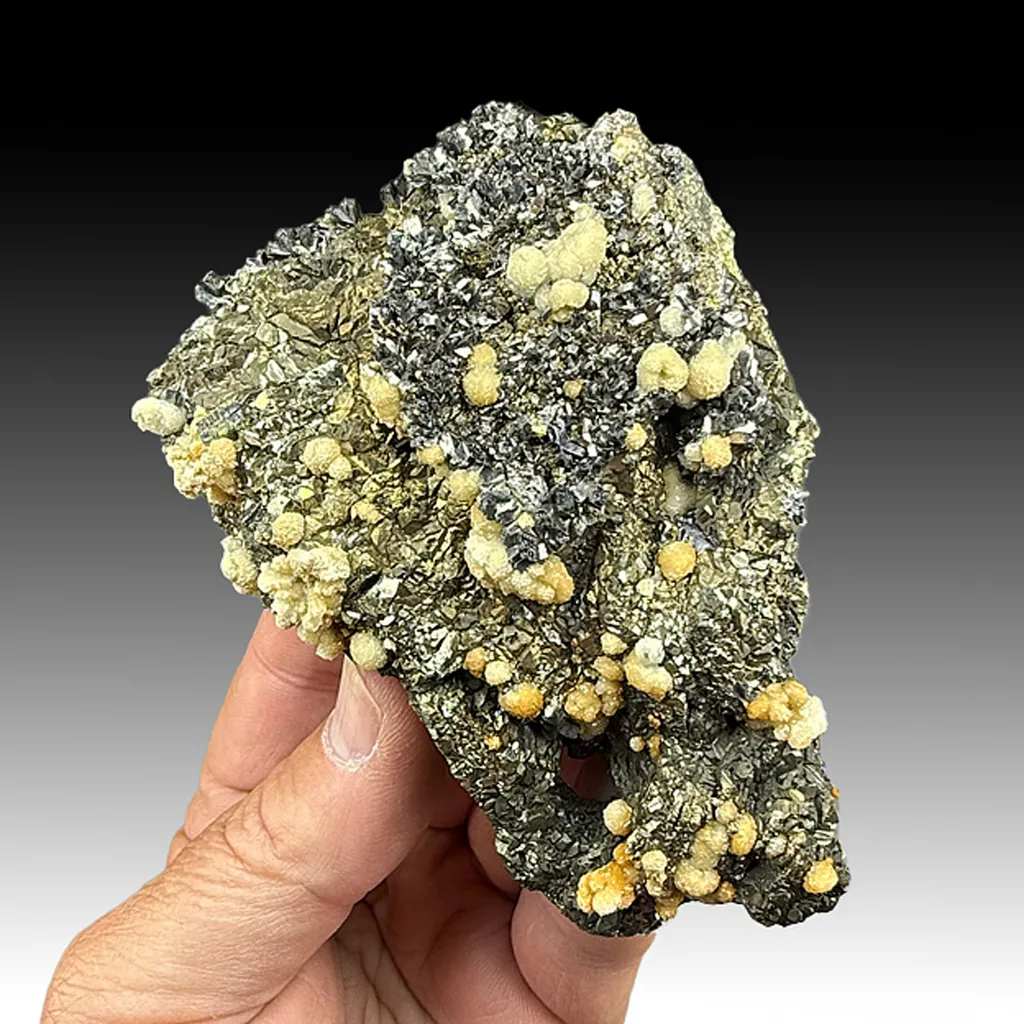 Arsenopyrite with Pyrite, Calcite image