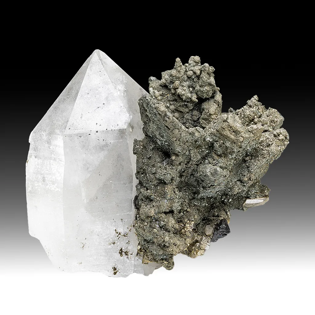 Arsenopyrite with Pyrite, Quartz, Ferberite, Siderite image