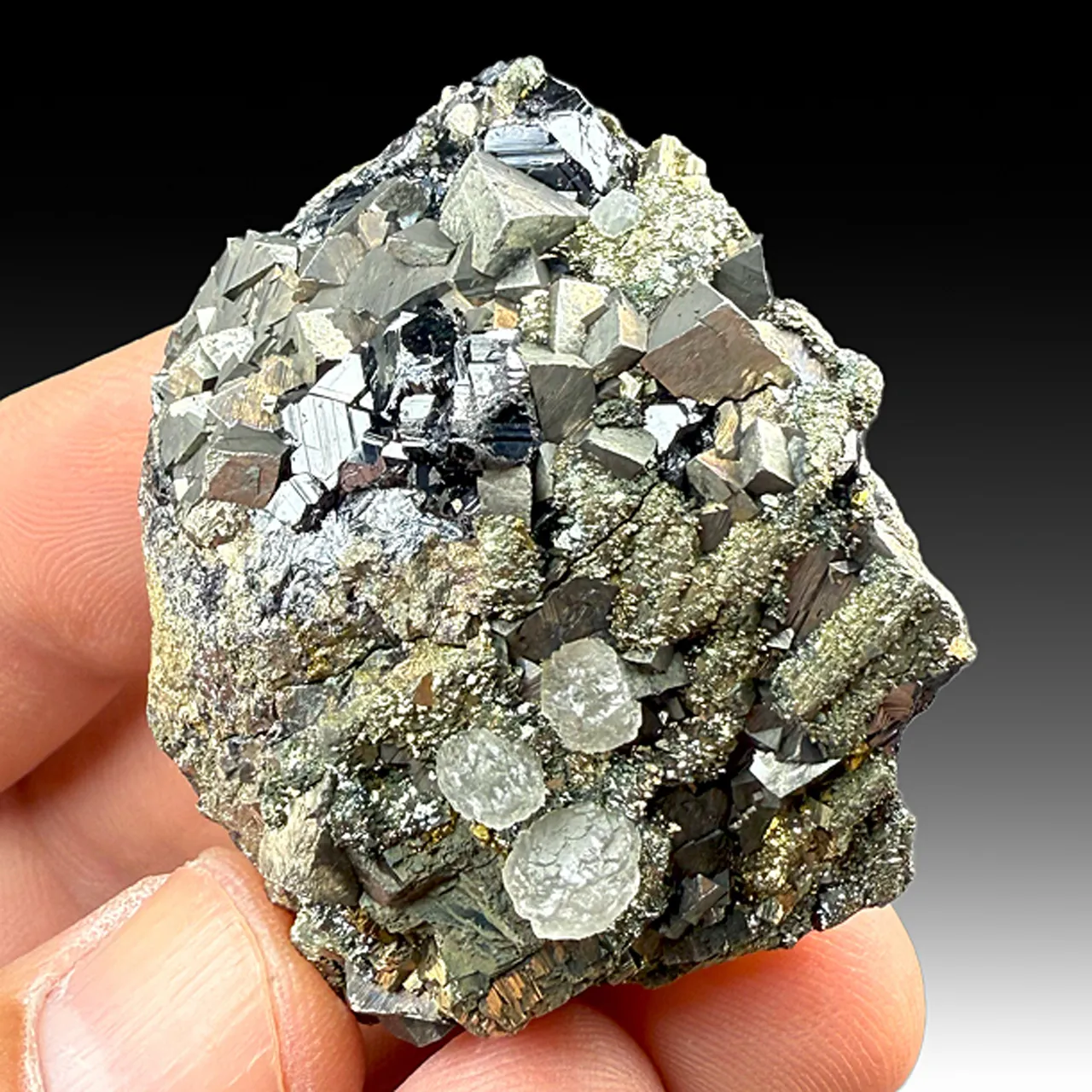 Arsenopyrite with Pyrite, Sphalerite, Galena - image 1