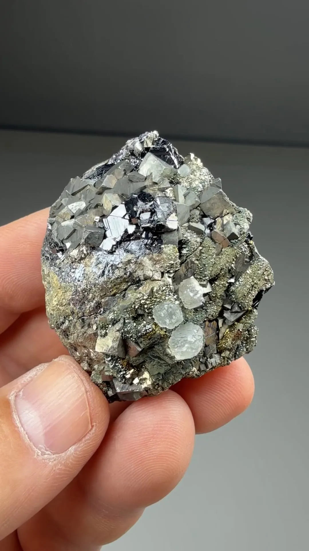 Arsenopyrite with Pyrite, Sphalerite, Galena - image 2