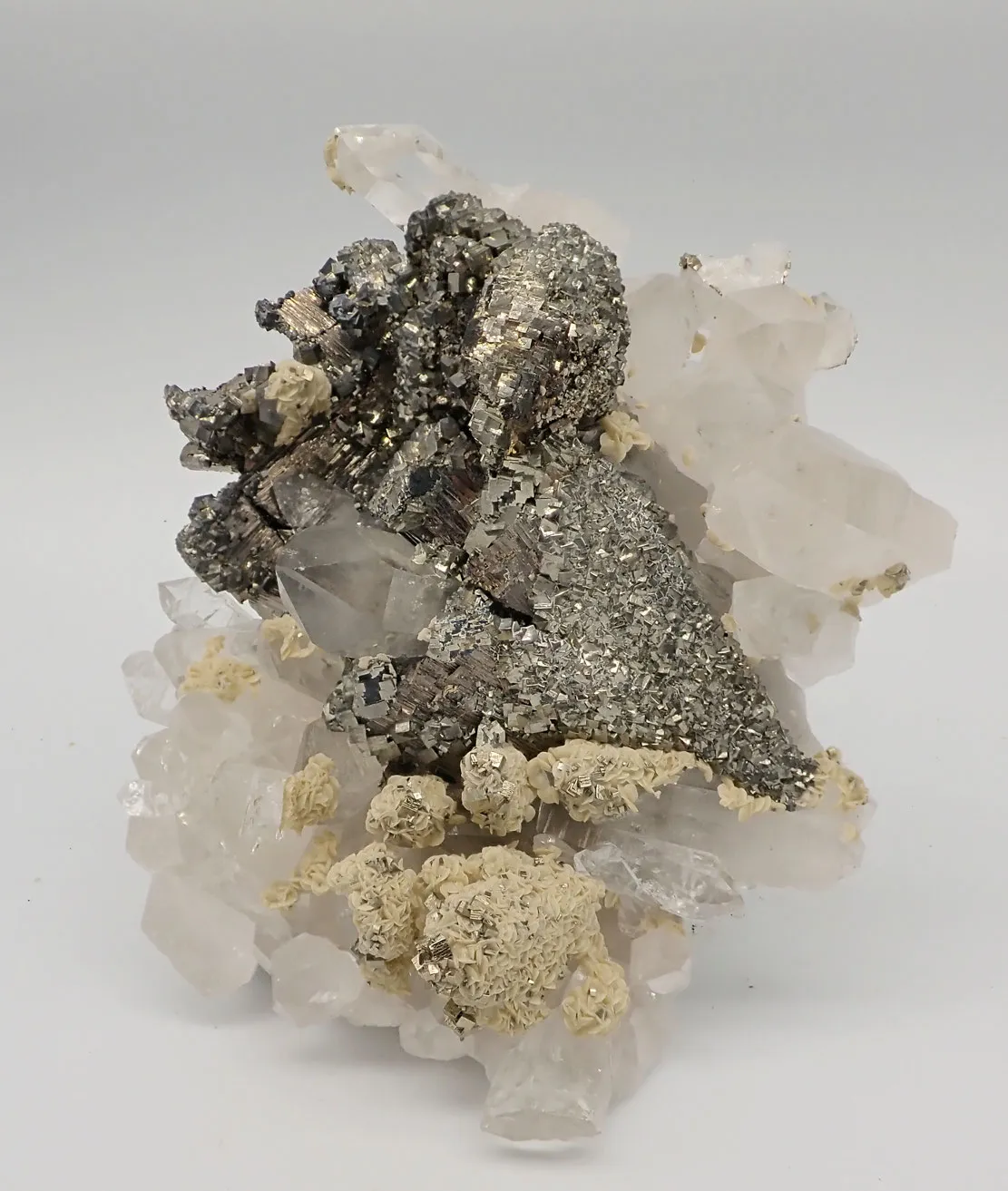 Arsenopyrite with Quartz, Pyrite and Siderite - image 2