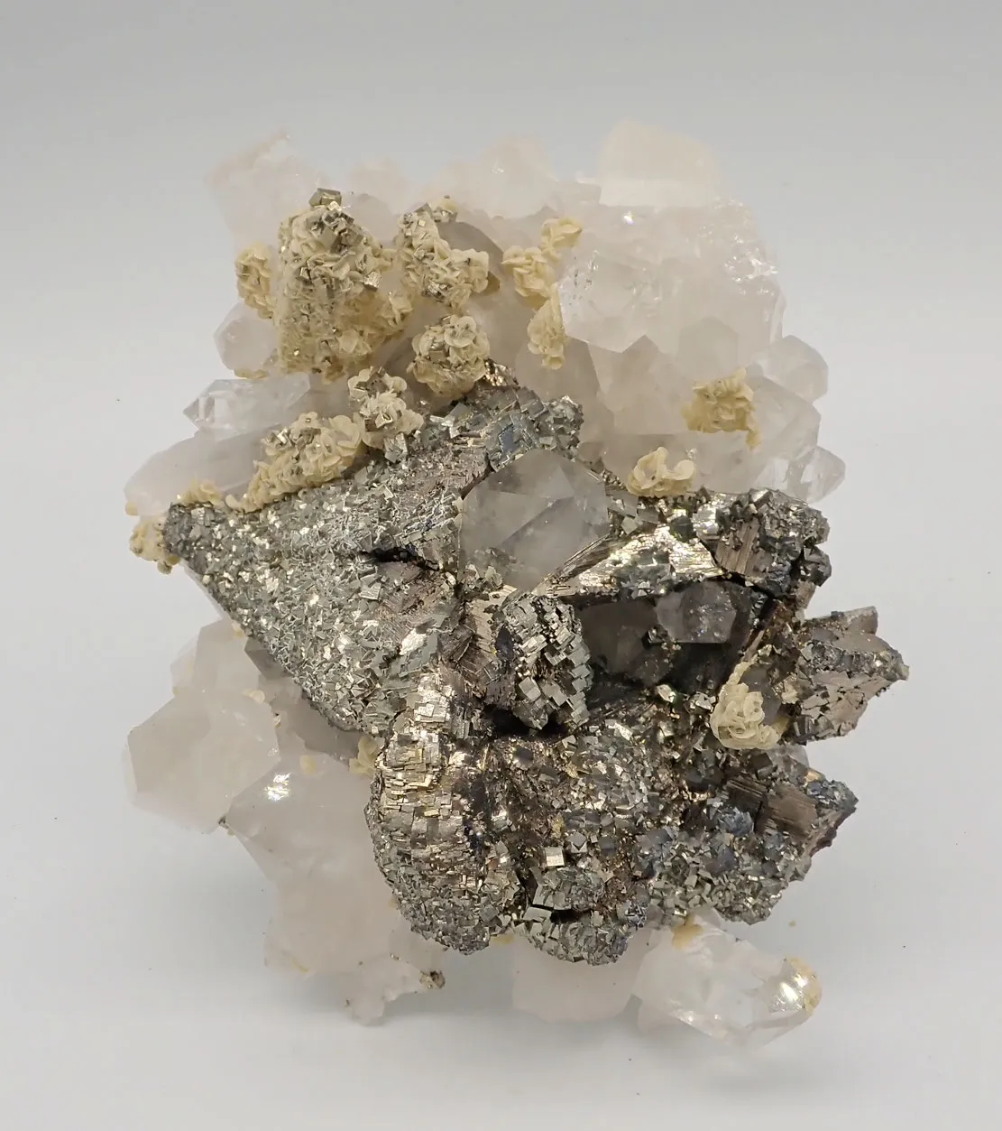Arsenopyrite with Quartz, Pyrite and Siderite - image 3
