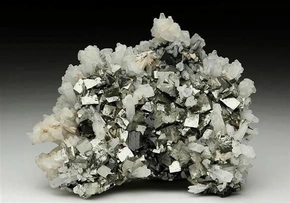 Arsenopyrite with Sphalerite Quartz and Calcite - image 1