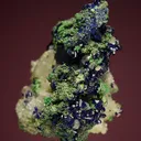 Arsentsumebite on Azurite with Cerussite - image 4