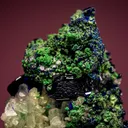 Arsentsumebite on Azurite with Cerussite - image 5