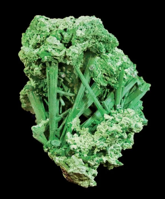 Arsentsumebite pseudomorph after Mimetite - image 1