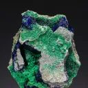 Arsentsumebite with Azurite - image 1