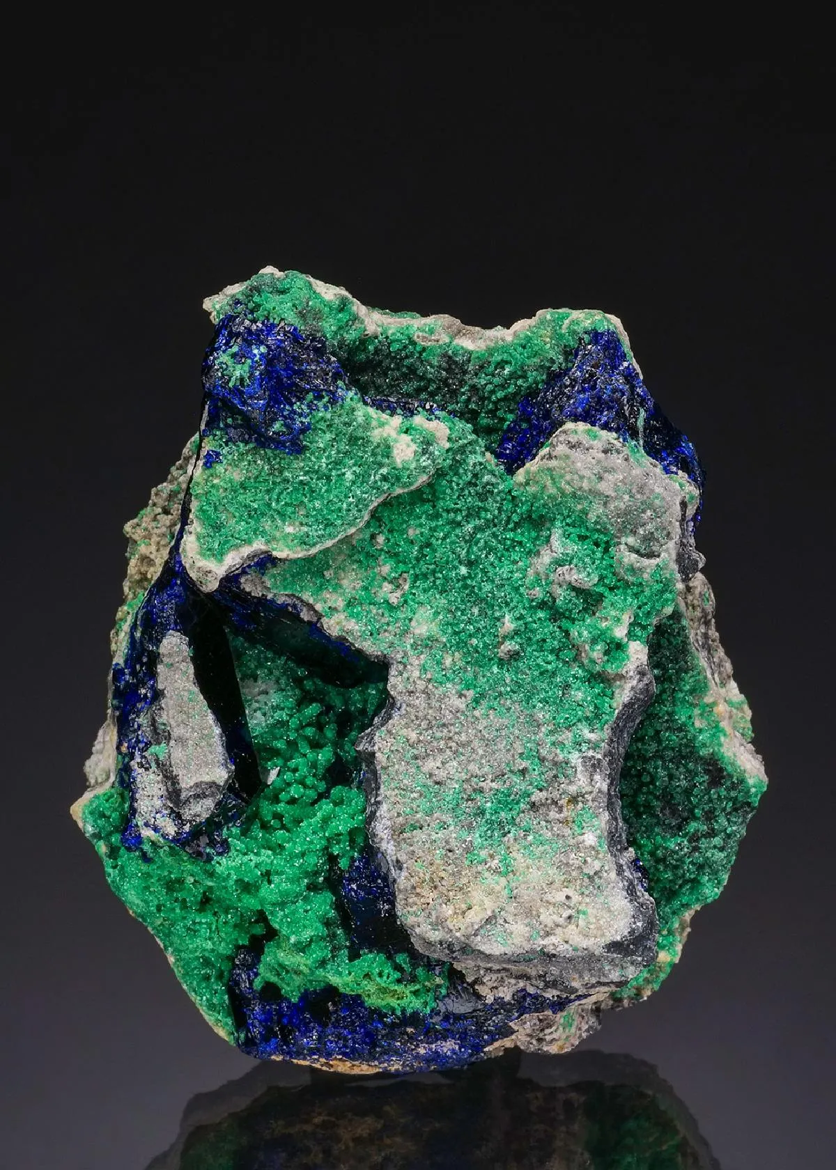 Arsentsumebite with Azurite - image 1