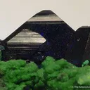 Arsentsumebite With Azurite - image 3