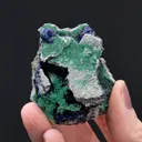 Arsentsumebite with Azurite - image 2