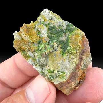 Arthurite from Majuba Hill Mine, Antelope Mining District, Pershing County, Nevada, USA