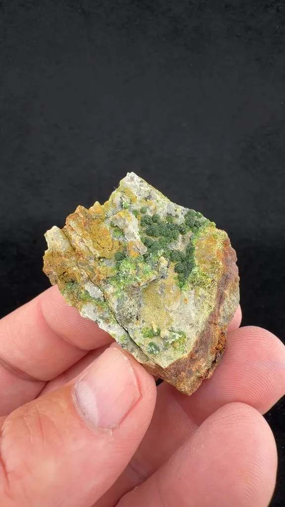 Arthurite from Majuba Hill Mine, Antelope Mining District, Pershing County, Nevada, USA - image 2