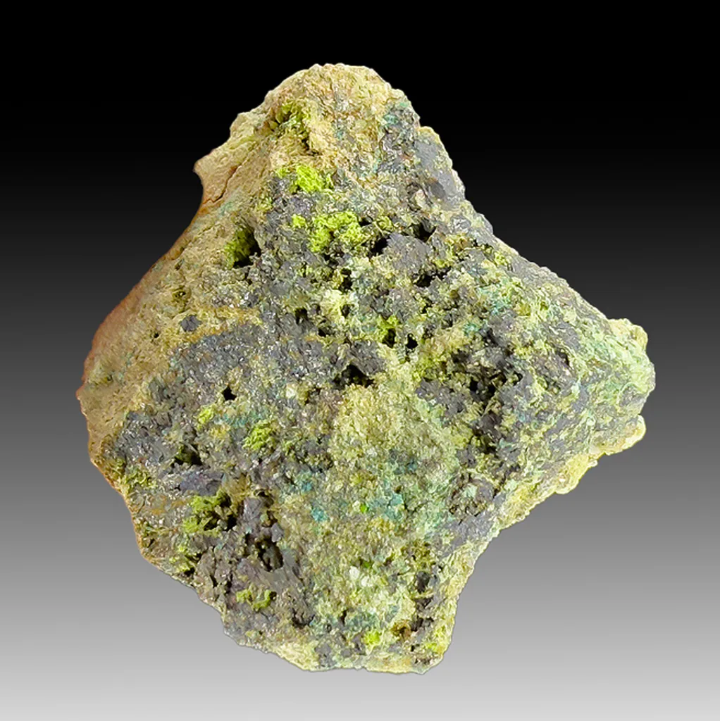Arthurite from Majuba Placers, Nevada, USA image