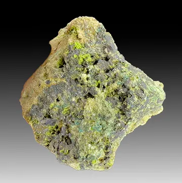 Arthurite from Majuba Placers, Nevada, USA