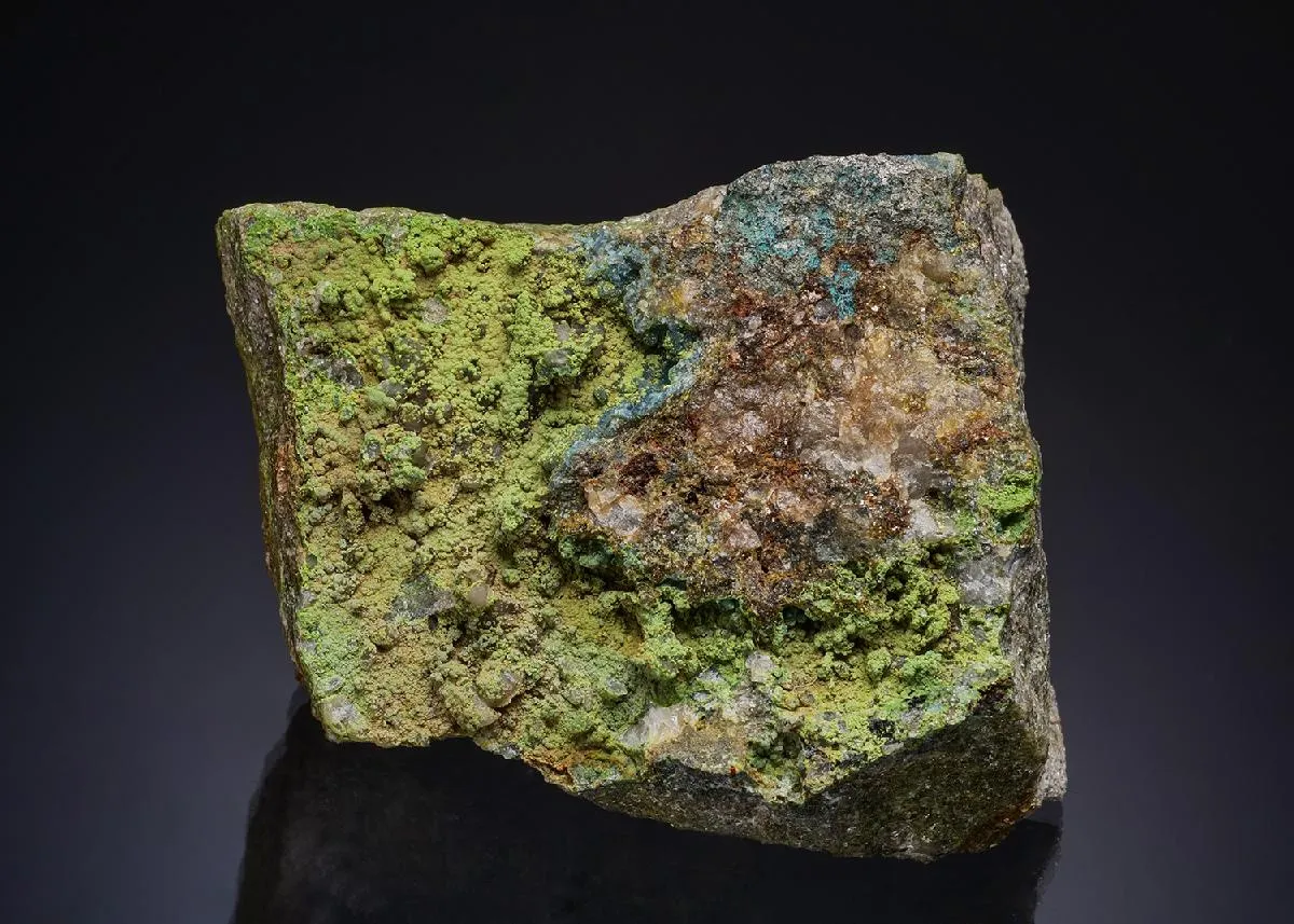 Arthurite with Scorodite - image 1