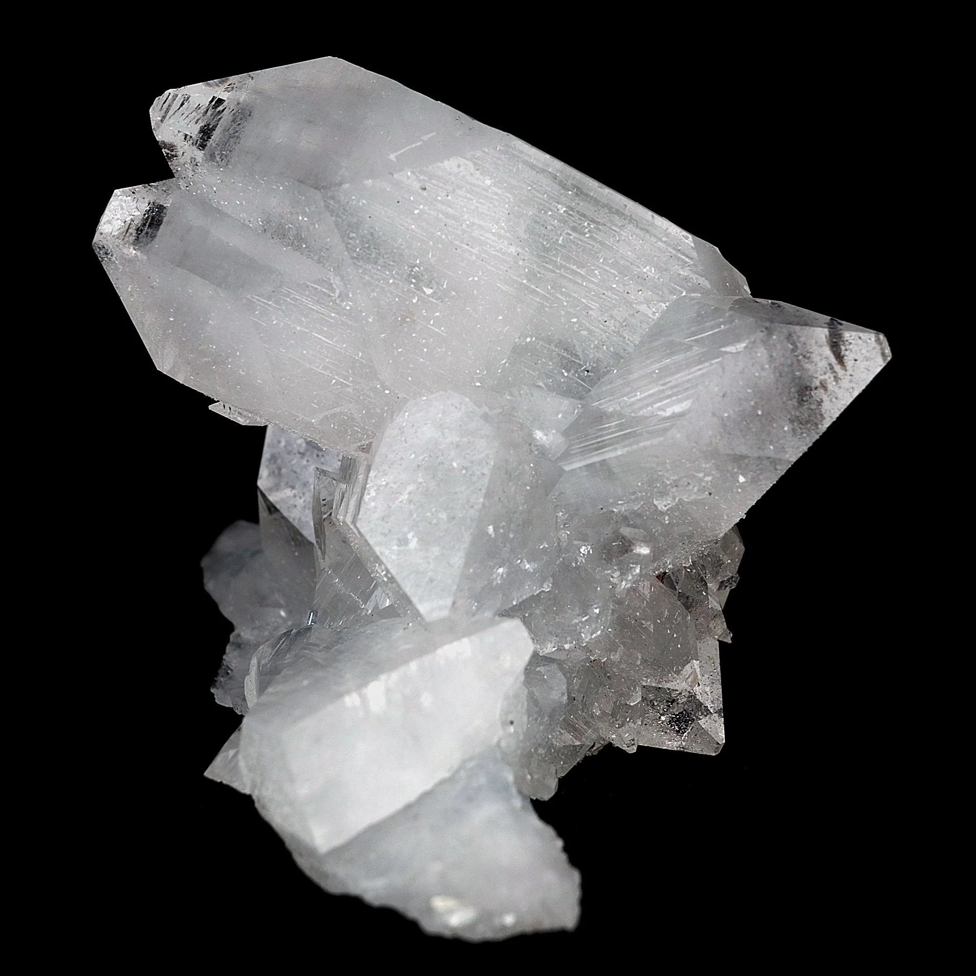 Artistic Pointed Apohyllite Cluster Natural Mineral Specimen - image 5