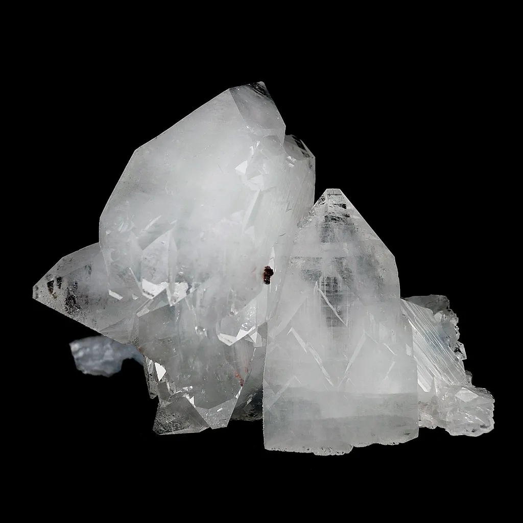Artistic Pointed Apohyllite Cluster Natural Mineral Specimen - image 2