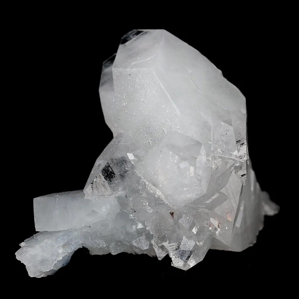 Artistic Pointed Apohyllite Cluster Natural Mineral Specimen - image 3