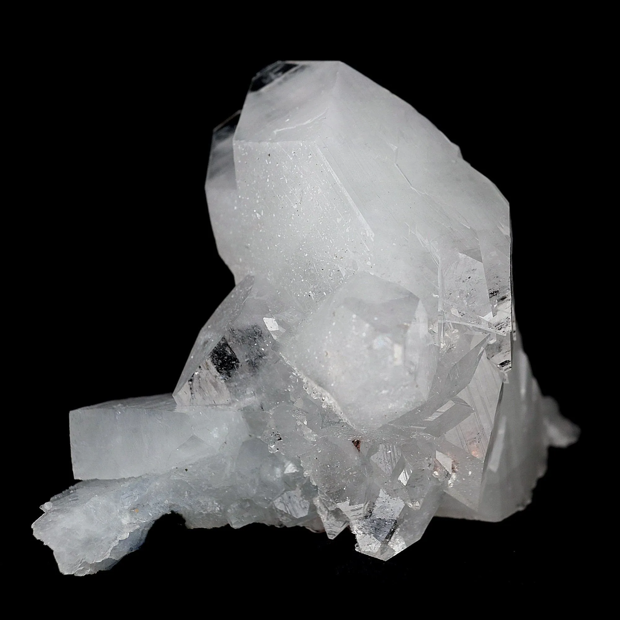 Artistic Pointed Apohyllite Cluster Natural Mineral Specimen - image 3