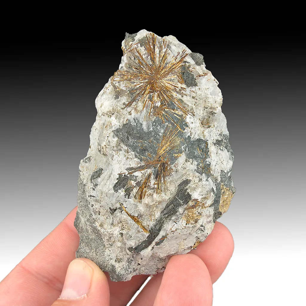 Astrophyllite from Poudrette Quarry image