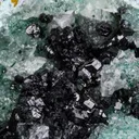Atacamite & Clinoatacamite on Quartz - image 2