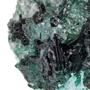 Atacamite & Clinoatacamite on Quartz - image 3