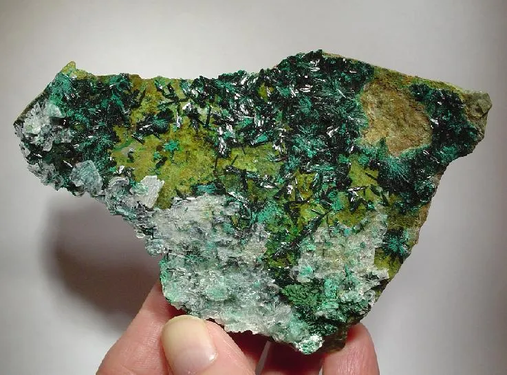 Atacamite, Gypsum - image 1