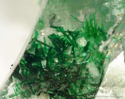 Atacamite in Gypsum Var. Selenite - image 3