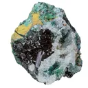 Atacamite on Quartz - image 3