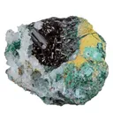 Atacamite on Quartz - image 2