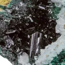 Atacamite on Quartz - image 1