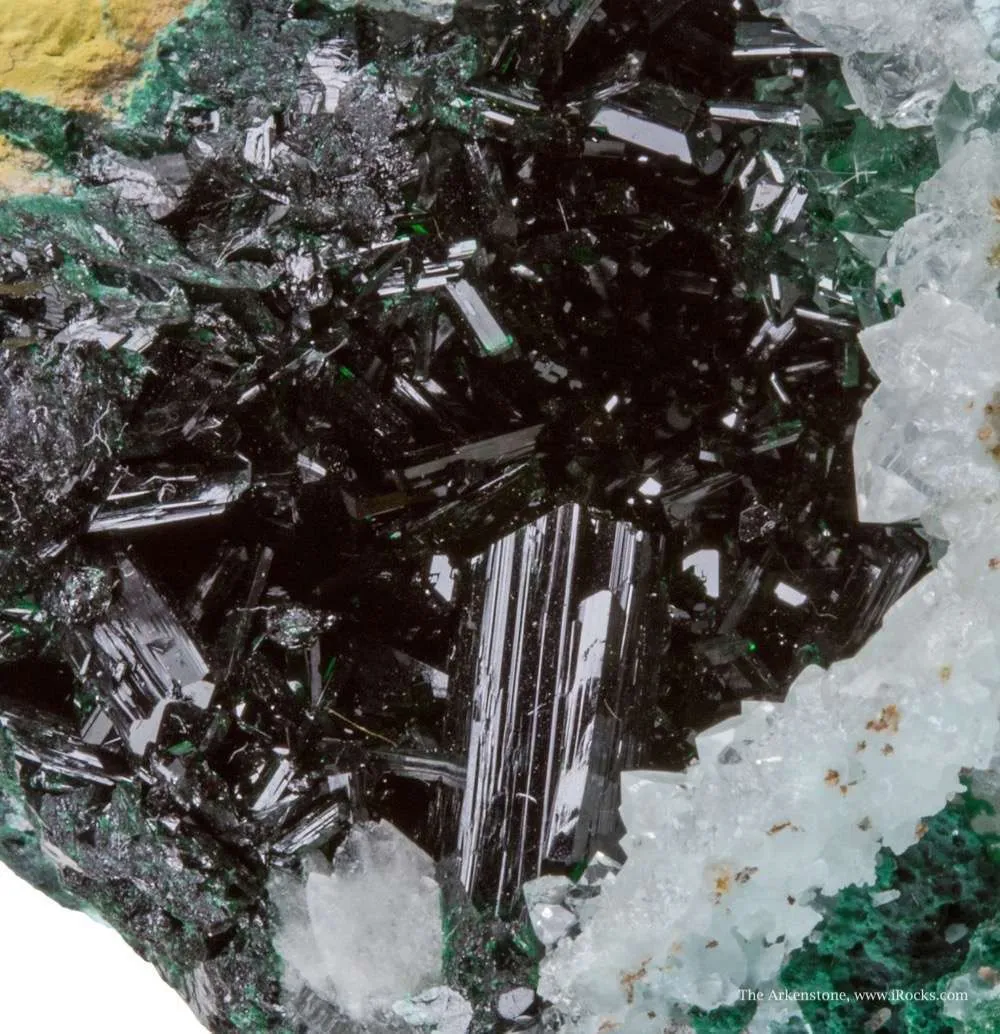 Atacamite on Quartz - image 1