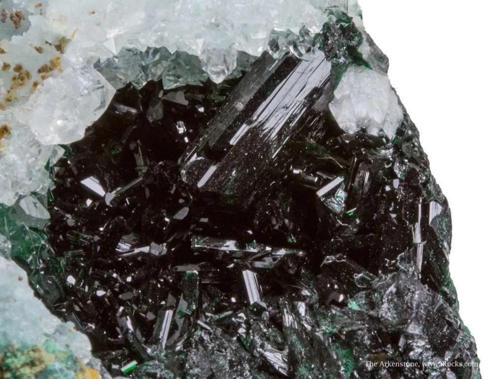 Atacamite on Quartz - image 4