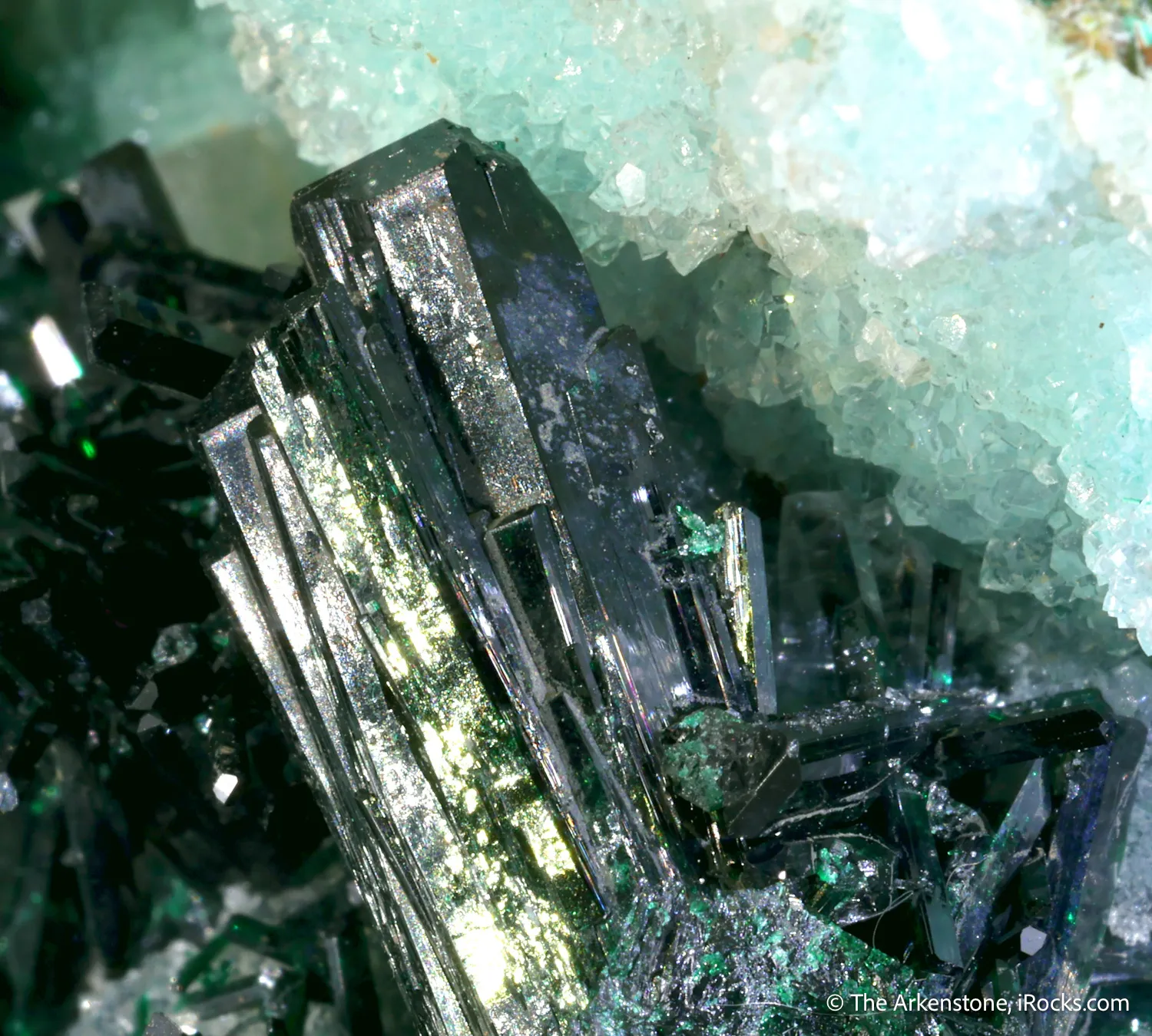 Atacamite with Quartz - image 4
