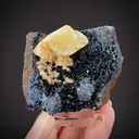 Augelite on Lazulite - image 1