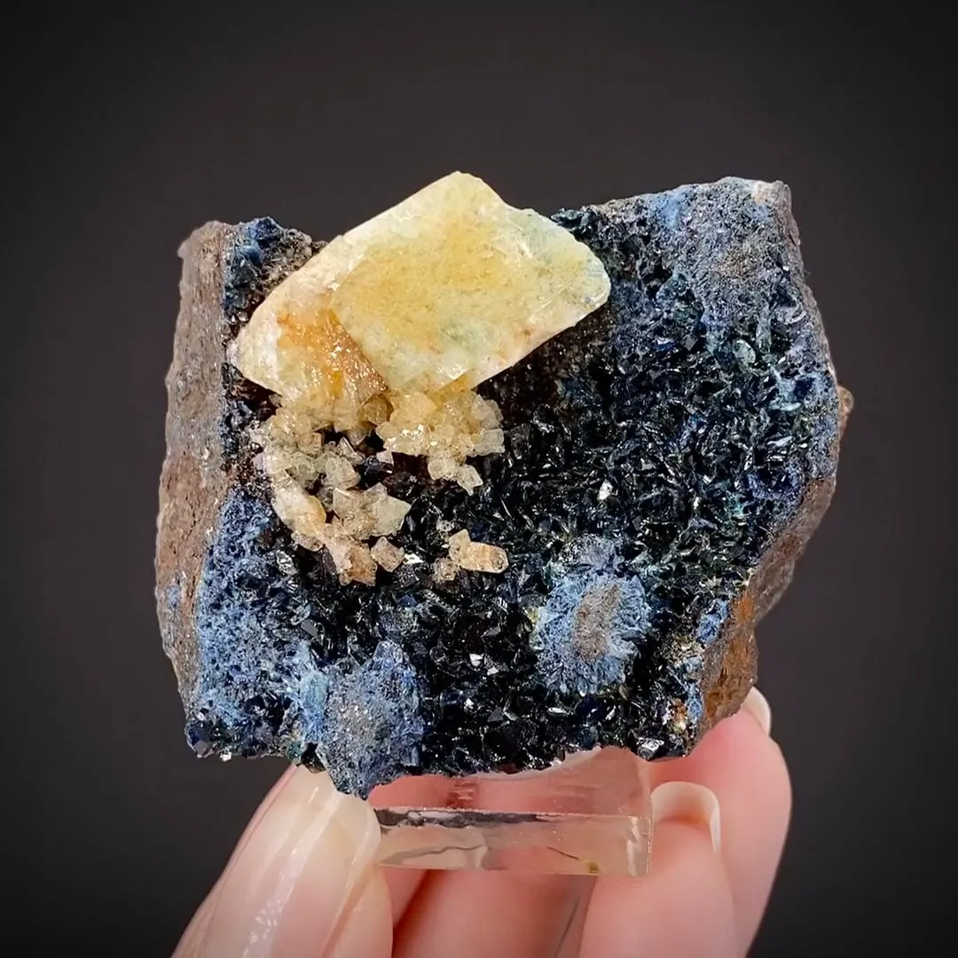 Augelite on Lazulite - image 1