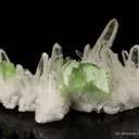 Augelite on Quartz - image 2